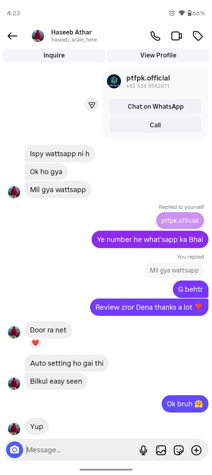 Client Review